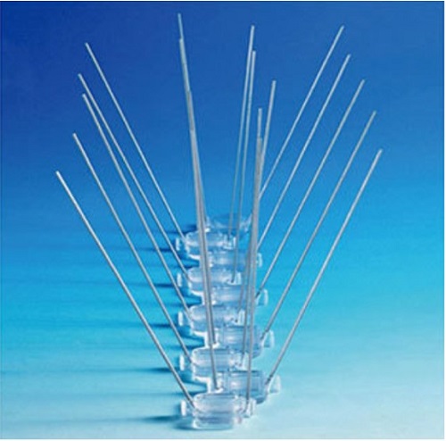 不銹鋼防鳥刺_不銹鋼刺+塑膠底座*1條_寬15,高12,長33.4cm